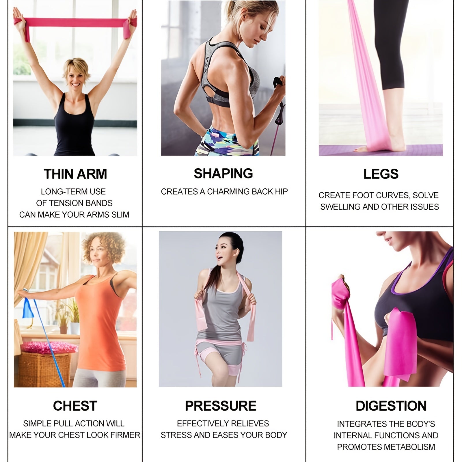Yoga Elastic Rally Band Fitness Resistance Band Workout Belt