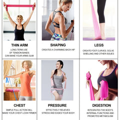 Yoga Elastic Rally Band Fitness Resistance Band Workout Belt