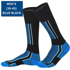 Men's Thermal Ski Socks - Heated Crew Socks for Winter
