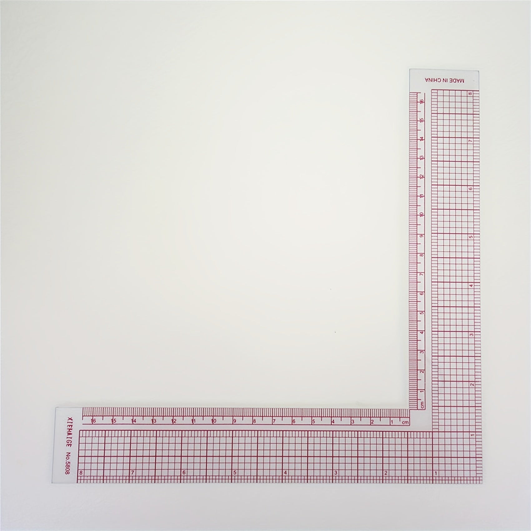Plastic L Square Ruler Curve Sewing Measure Tailor Craft Tool