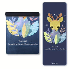 Cartoon Printed Yoga Mat Eco Friendly Non-slip Microfiber Exercise Mat