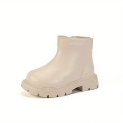 Girls Casual Ankle Boots Non Slip Zipper Comfortable Indoor Outdoor Travel