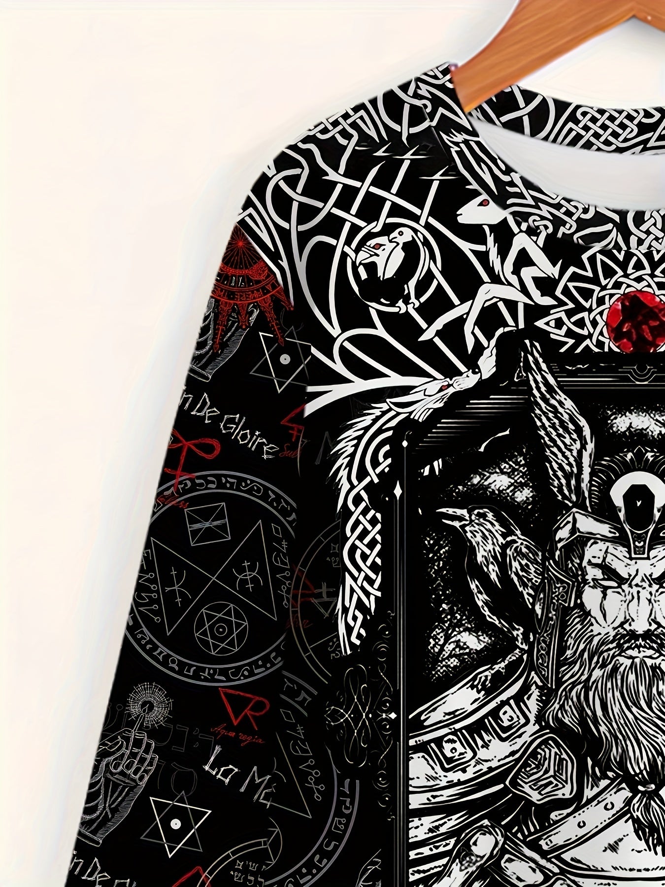 3D Print Men's Long Sleeve Novelty T Shirt for Autumn