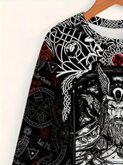 3D Print Men's Long Sleeve Novelty T Shirt for Autumn