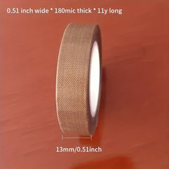 High Temp Teflon Tape 300C PTFE Cloth Heat Insulation Adhesive Strips