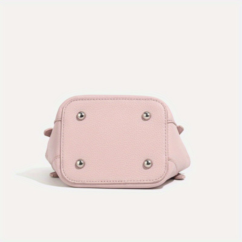 Stylish Leather Crossbody Bag with Detachable Strap