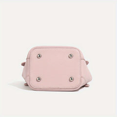 Stylish Leather Crossbody Bag with Detachable Strap