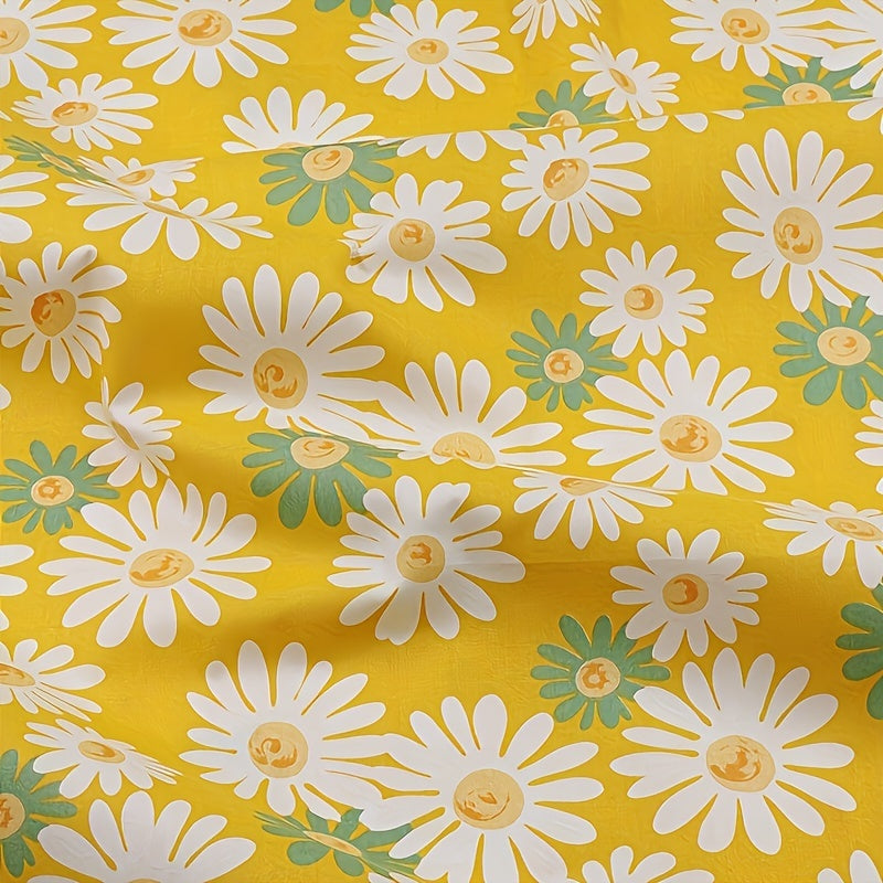 8pcs Yellow Series Fabric Patchwork DIY Sewing Quilting Material