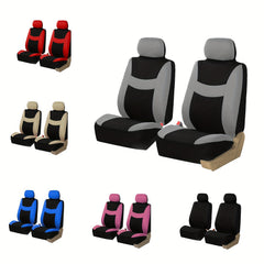 Universal 4pc Set Polyester Car Seat Cover