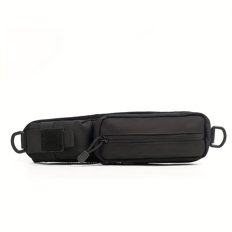 Molle Backpack Shoulder Strap Pouch with Zipper Pocket