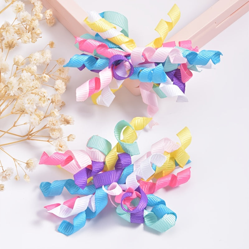 Adorable Rainbow Hair Clips for Girls