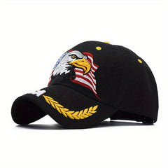 American Flag Embroidered Baseball Caps for Outdoor Activities