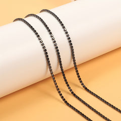 2mm 450cm Rhinestone Chain For Clothing Shoes Hats Bags Jewelry DIY