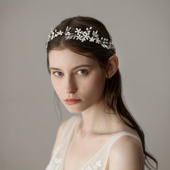 Faux Pearl Crystal Head Piece Bridal Wedding Hair Accessories