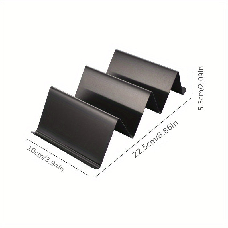 1pc Stainless Steel Taco Holder Reusable Taco Stand Rack S