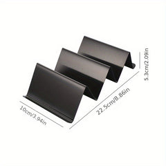 1pc Stainless Steel Taco Holder Reusable Taco Stand Rack S
