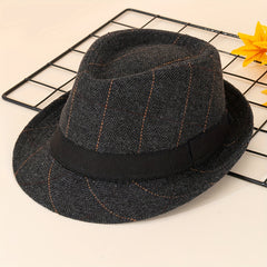 Unisex Sunshade Wide Brim Fedora Hat for Party