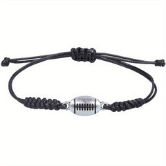 Sports Fan Adjustable Bracelet - Unisex Baseball Football Volleyball
