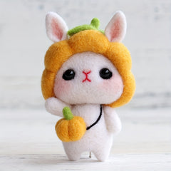 DIY Rabbit Toy Kit Wool Felt Package Gift