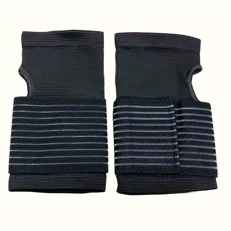 2pcs Pressurized Palm Guard Elastic Wrist Guard For Sports Cycling