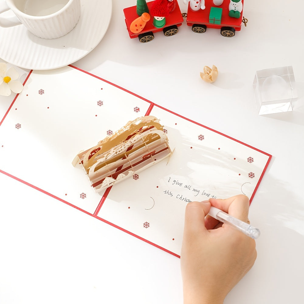 3D Pop Up Christmas Card - Winter Wonderland