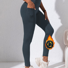Warm Thickened Fitness Yoga Pants High Stretch Leggings Women's Activewear