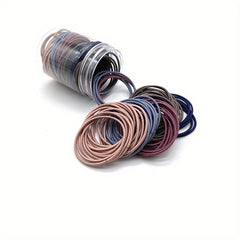 100pcs Hair Band Elastic Hair Ties for Girls