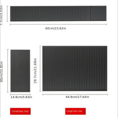 Rubber Dish Drying Mat Non-slip Kitchen Bar Mat