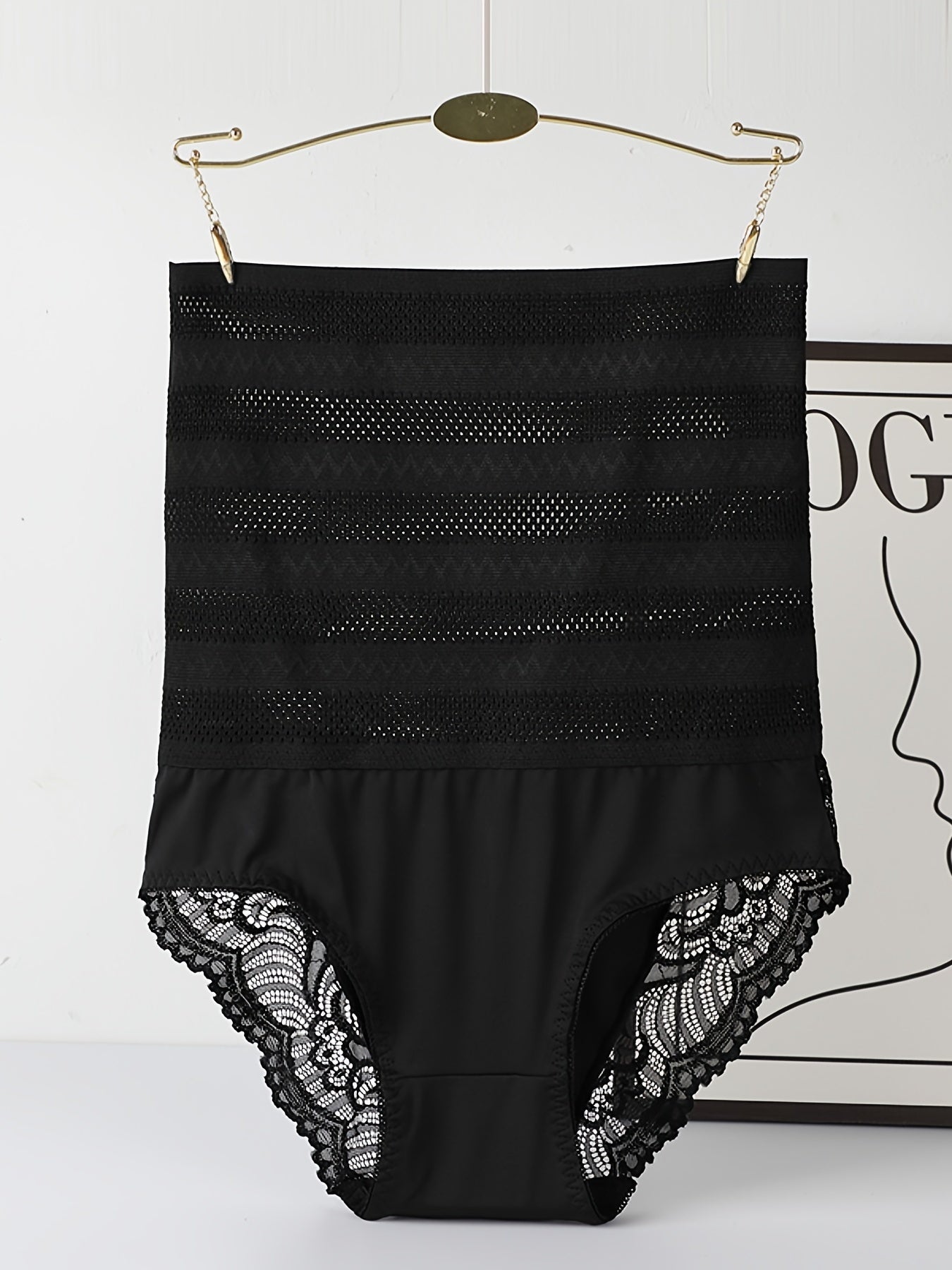 High Waist Bikini Panties Tummy Control Underwear