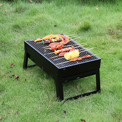 Foldable Campfire Grill for Outdoor Camping Picnic BBQ Home Charcoal BBQ Grill