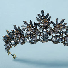 Leaf Baroque Crystal Crown Hairband Headband Party Favor Decorations