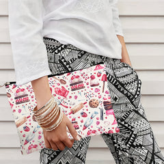 Strawberry Chocolate Dessert Makeup Bag Case For Sister - Birthday Gift