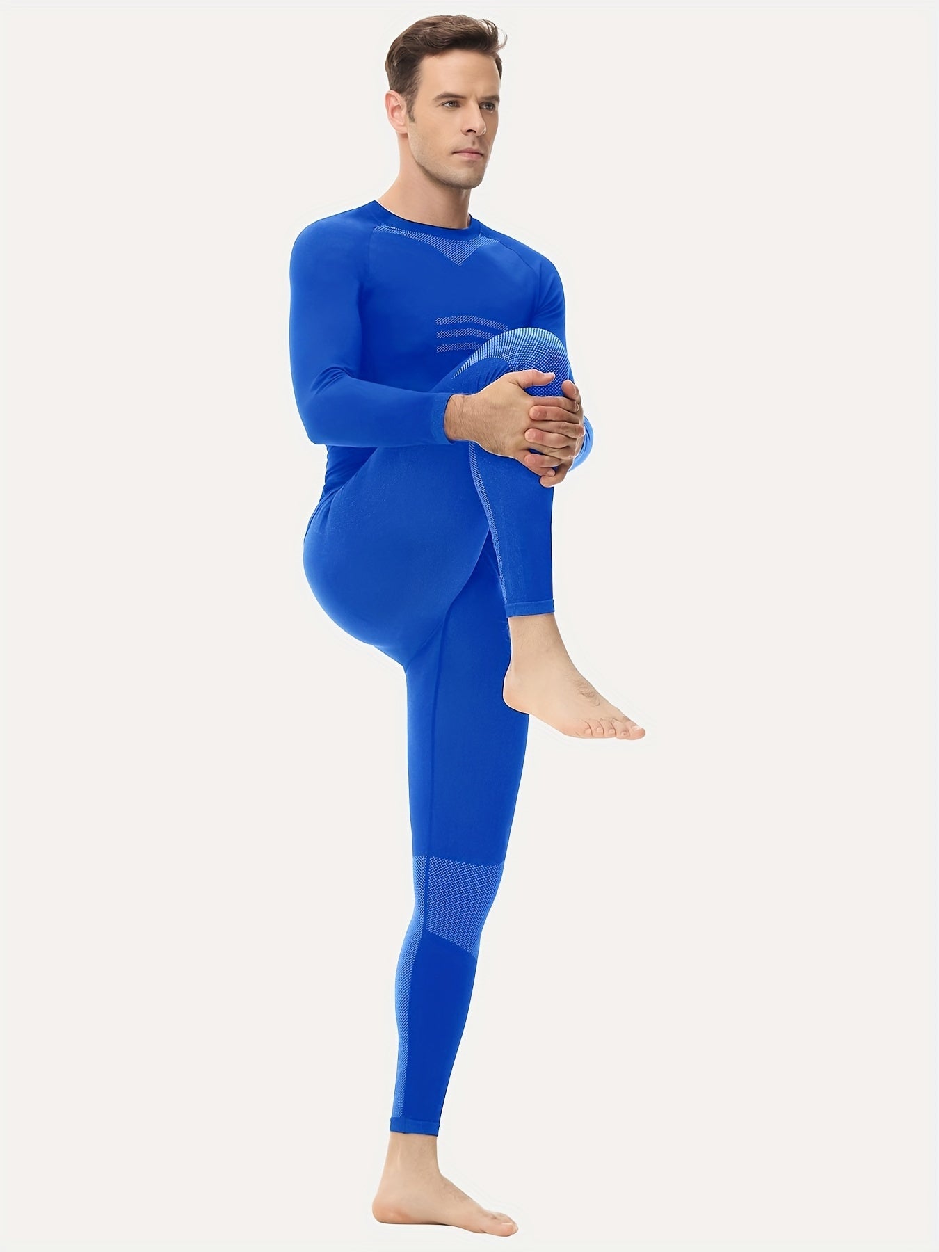 Men's Fleece Thermal Tracksuit Long Sleeve Jersey