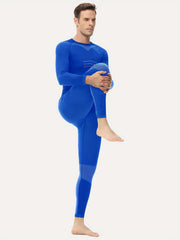 Men's Fleece Thermal Tracksuit Long Sleeve Jersey