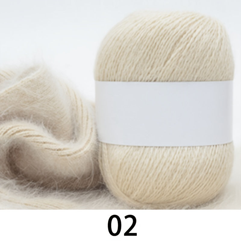 Long haired Mink Cashmere Yarn Soft Fine Yarn For Knitting Crocheting