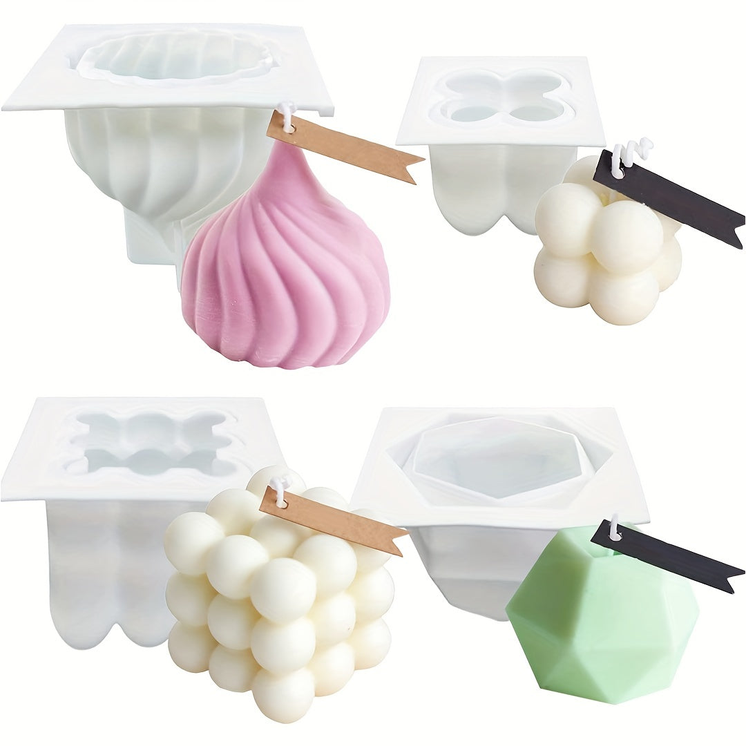 Bubble Candle Silicone Molds for Candle Making