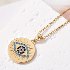 Sparkle Zircon Pendant Necklace Men Women Decoration Festivals