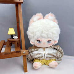 Anime Doll with Glasses & Headband Soft Polyester Material