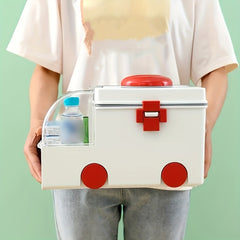 Car Shaped Medicine Organizer First Aid Box