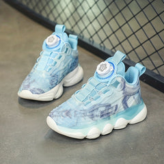 Girls Luminous Casual Shoes Breathable Lightweight Comfy Kids Sneakers