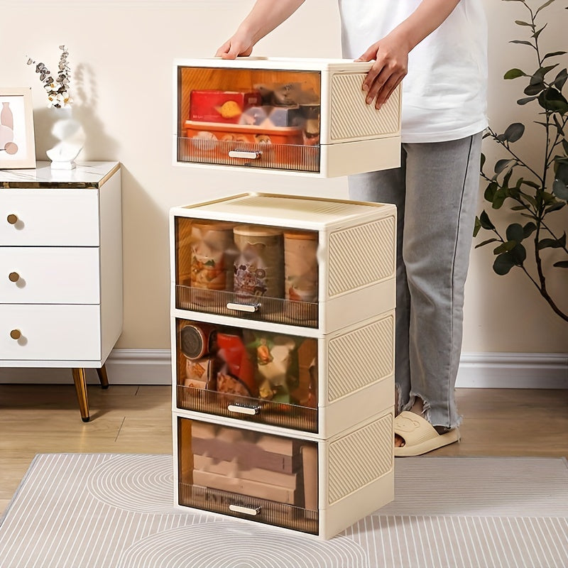 1pc Folding Storage Box For Storage Cabinet