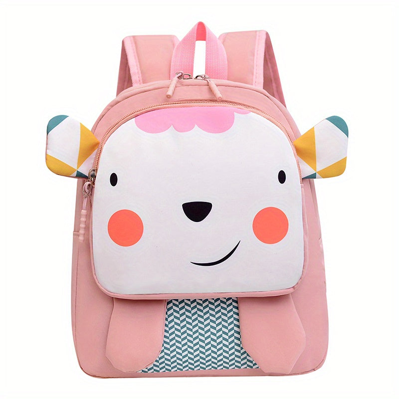 Cartoon Animal Kindergarten Backpack Lightweight Backpack For Boys And Girls