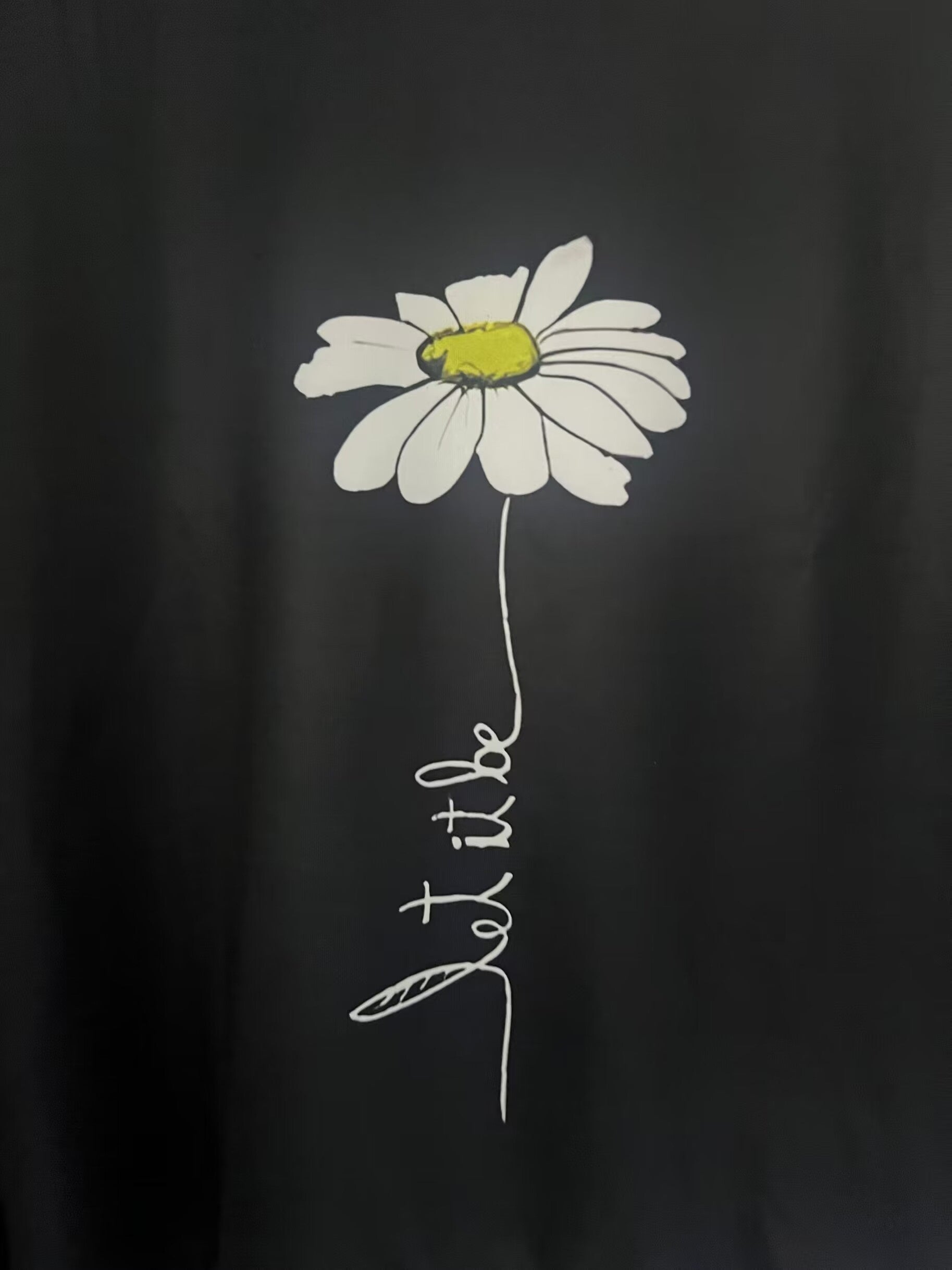Daisy Print Crew Neck Sweatshirt for Women