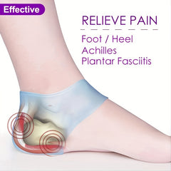 Silicone Heel Protection Cover Crack Prevention Moisturizing Socks