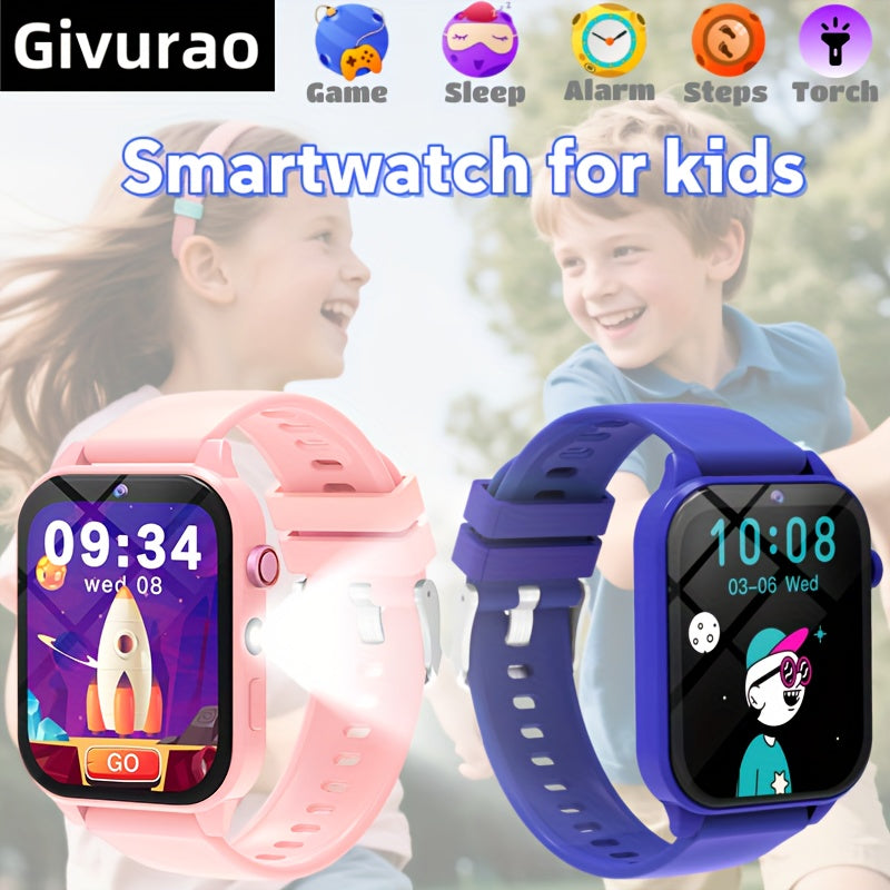 Givurao Kids Smartwatch for Boys & Girls with 8 Games & Camera