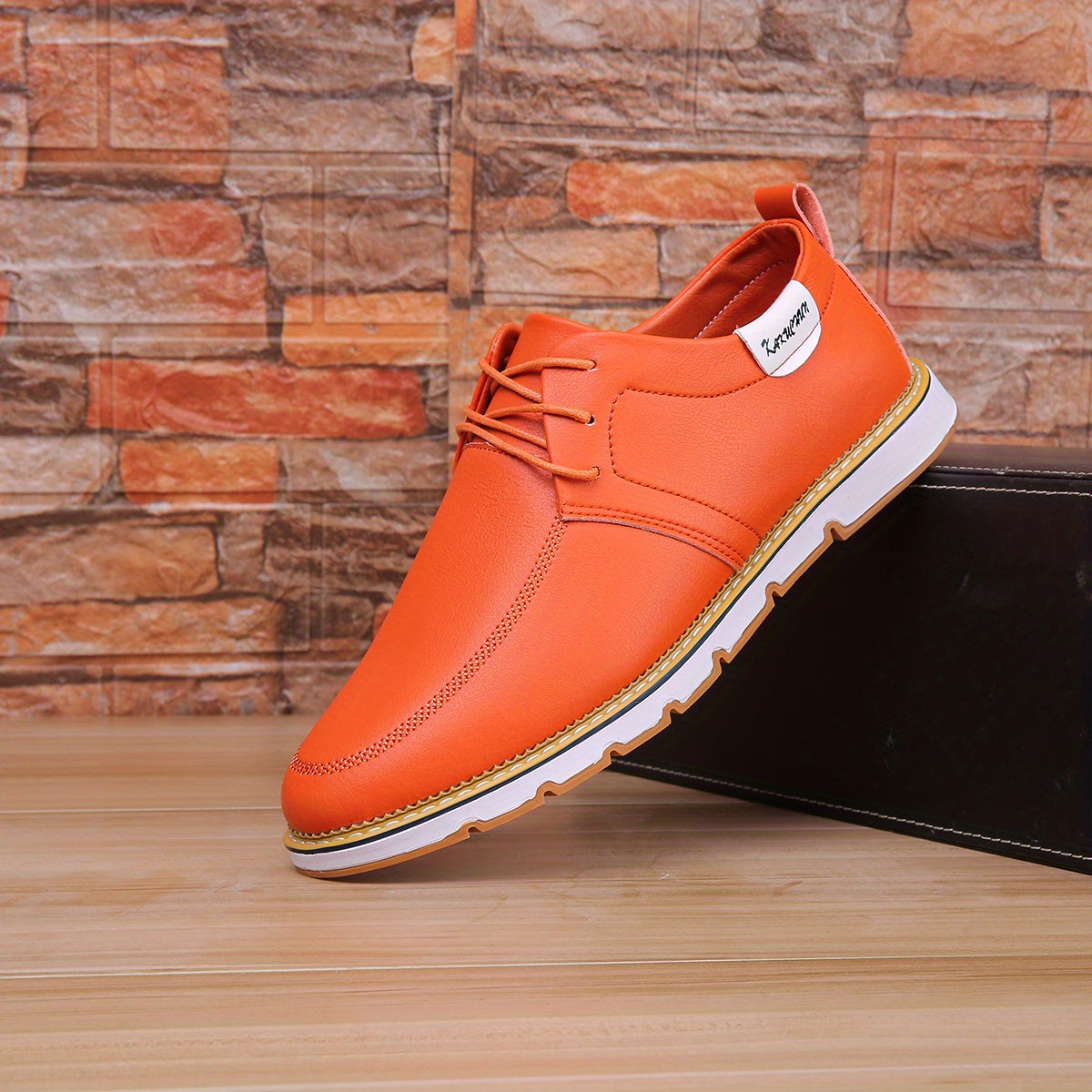 Men's Smart Casual Lace-up Dress Shoes Anti-skid Office Business