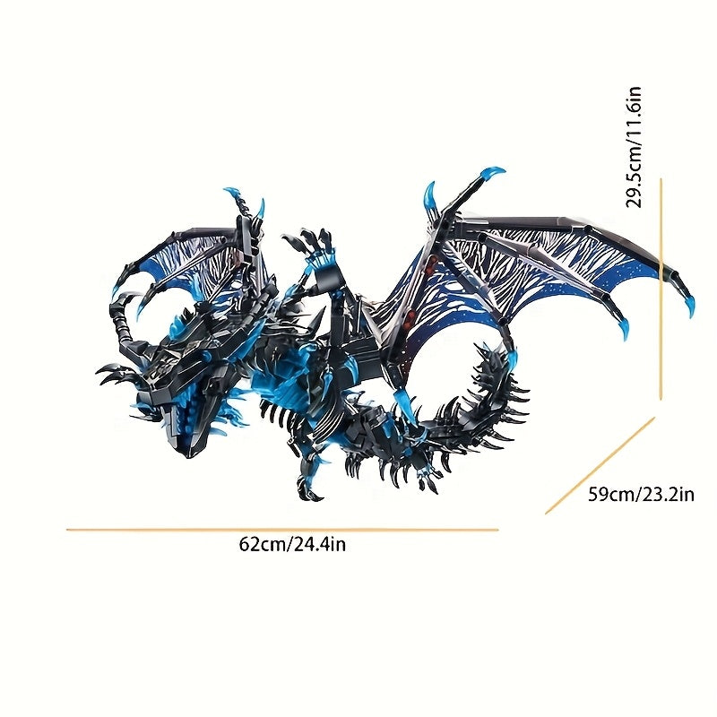 Ice Dragon 1607pcs Adult Puzzle Model Ornament