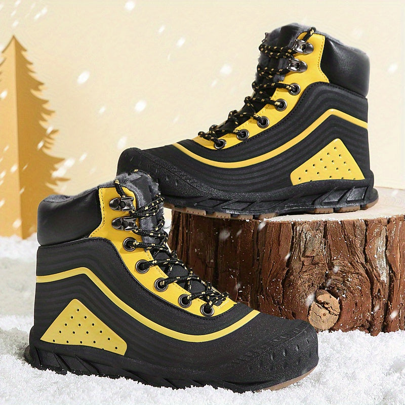 Men's Snow Boots Winter Ankle Boots Waterproof Non Slip Warm Outdoor