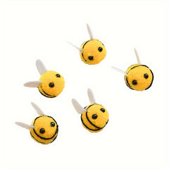 Wool Felt Little Bee Mini Crafts Honey Bee Pom For Tent Decor