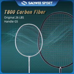2pcs Carbon Fiber Badminton Rackets With Bag Beginner Training Sport Racket